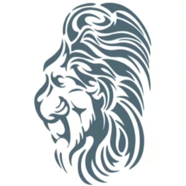 Buy Lion Tribal Temporary FX Tattoo for only $7.99 by Tinsley Transfers