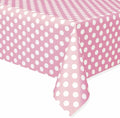 Buy Lovely Pink Dots Rectangular Plastic Table Cover  54" x 108" for only $5.99 by Unique