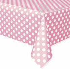 Buy Lovely Pink Dots Rectangular Plastic Table Cover  54" x 108" for only $5.99 by Unique