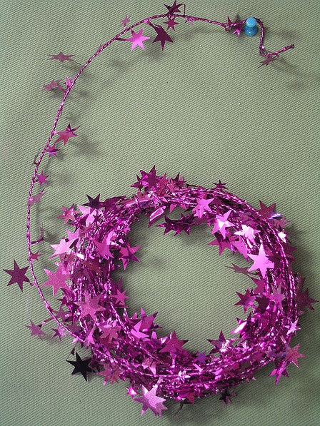 Buy Magenta/Fuchsia Star 25' Wire Garland for only $5.99 by[product_brand]