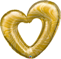 Buy Marble Gold Open Heart 42inch Foil Balloon for only $9.49 byAnagram