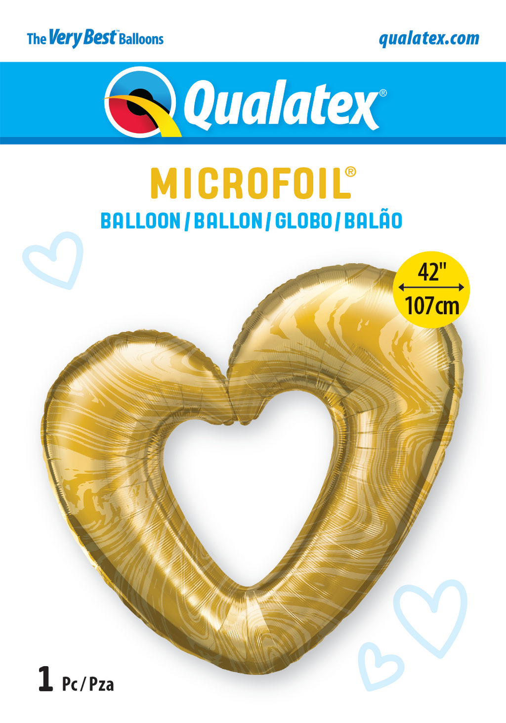 Buy Marble Gold Open Heart 42inch Foil Balloon for only $9.49 byAnagram