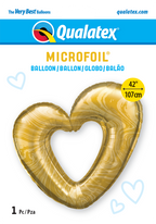 Buy Marble Gold Open Heart 42inch Foil Balloon for only $9.49 byAnagram