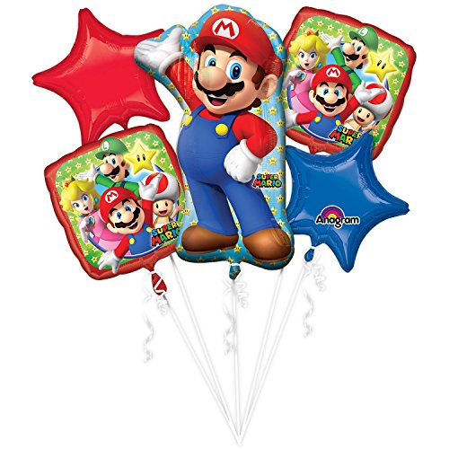 Buy Mario Brothers Balloon Bouquet for only $16.14 byAnagram