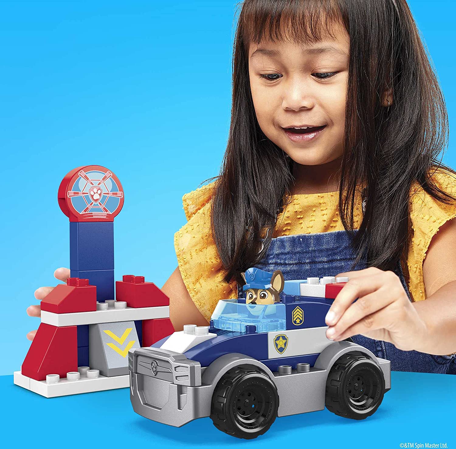 Buy MEGA BLOKS PAW Patrol Toy Blocks Chase's City Police Cruiser with 1 Figure (31 Pieces) for only $14.99 by[product_brand]