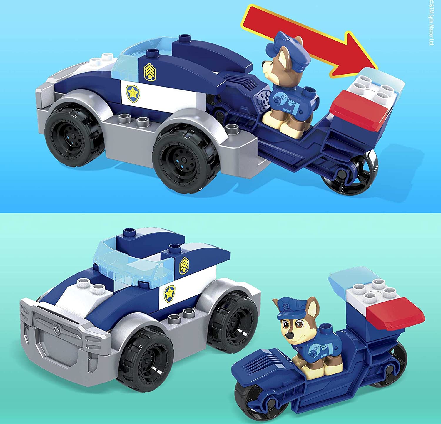 Buy MEGA BLOKS PAW Patrol Toy Blocks Chase's City Police Cruiser with 1 Figure (31 Pieces) for only $14.99 by[product_brand]