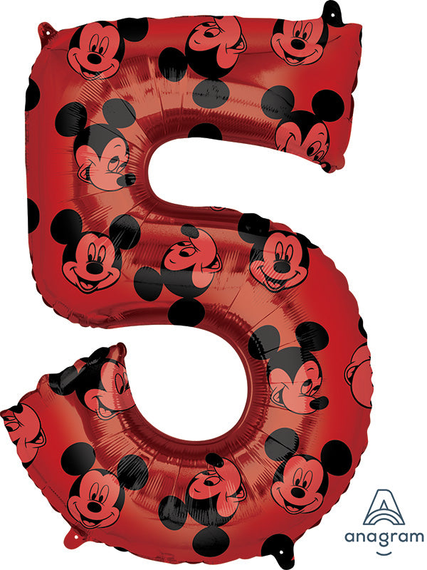 Buy  Mickey Mouse Forever Number 5 SuperShape Foil Balloon 34" for only $7.59 byAnagram