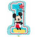 Buy MickeyMouse 1st Birthday Super Shape Foil Balloon for only $8.99 by Anagram