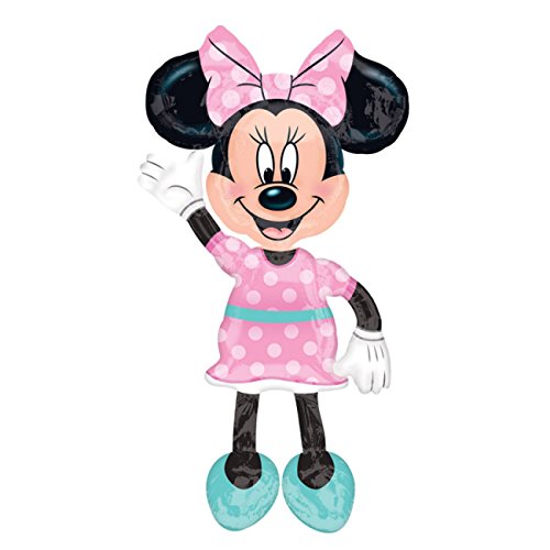 Buy Minnie Airwalkers - Pink Dress Foil Mylar Party Balloon, 54" for only $14.53 byAnagram