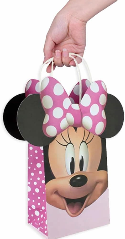 Buy Minnie Mouse Forever Create Your Own Kraft Bags (8 count) for only $19.99 by Amscan