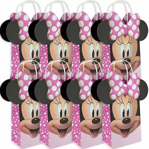 Buy Minnie Mouse Forever Create Your Own Kraft Bags (8 count) for only $19.99 by Amscan