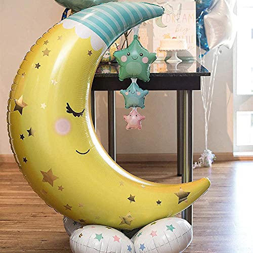 Buy Moon & Stars 55" Standup Airloonz Foil Balloon Air-Filled Only for only $15.99 byAnagram