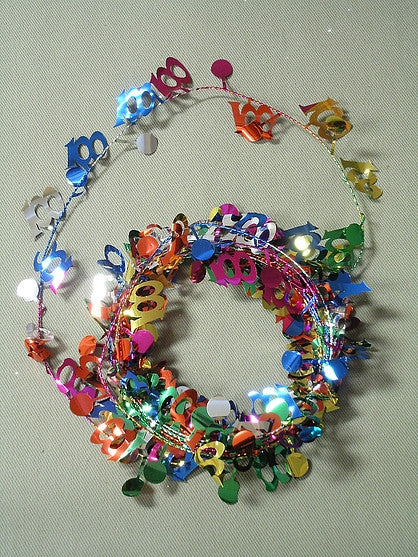 Buy Multicolor 9' 100th Wire Garland for only $1.99 by[product_brand]