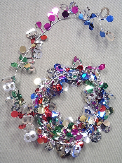 Buy Multicolor 9' 80th  Wire Garland for only $1.99 by[product_brand]