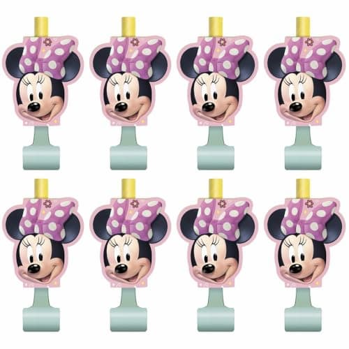 Buy Multicolor Disney Iconic Minnie Mouse Blowouts (8 Count)  for only $7.99 by Unique