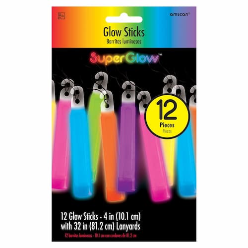 Buy Multicolored Glow Stick Necklaces (12 count) for only $11.65 by Anagram