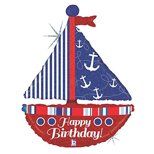 Buy  Nautical Birthday Sailboat Mylar Balloon for only $6.64 byAnagram