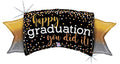 Buy Ombre Graduation 46" Holographic Foil Balloon for only $12.99 by Betallic