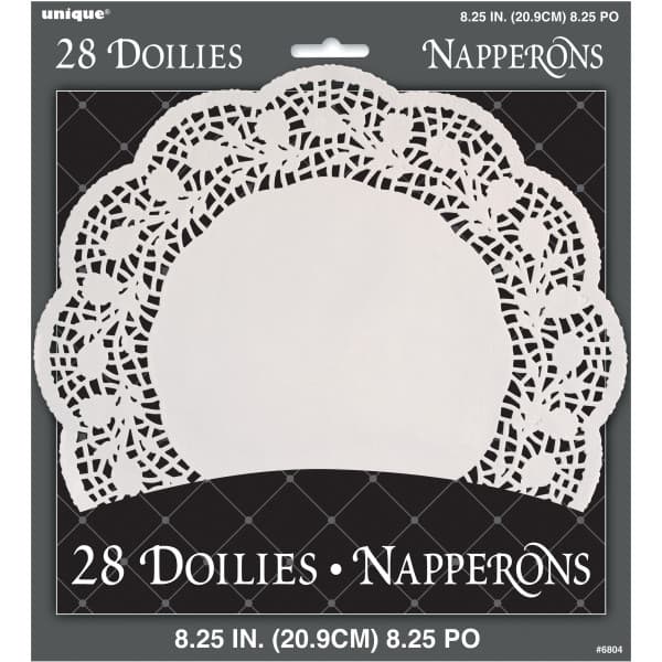 Buy Paper Doilies, 8.5", White, (28 count) for only $3.19 by Unique