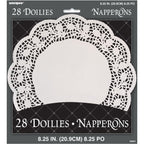 Buy Paper Doilies, 8.5", White, (28 count) for only $3.19 by Unique