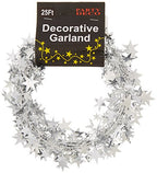 Buy Party Deco 25 ft Silver Star Wire Garland for only $5.99 by[product_brand]