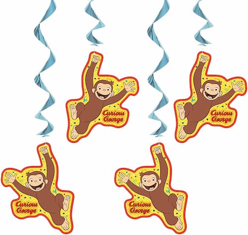 Buy Party Decorating Kit  Curious George Multi 7 Pcs for only $6.99 by Unique
