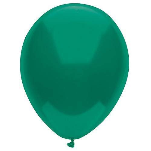 Buy Party Mate 12" Satin Forest Green Latex Balloons 72 Count for only $13.99 by PartyMate