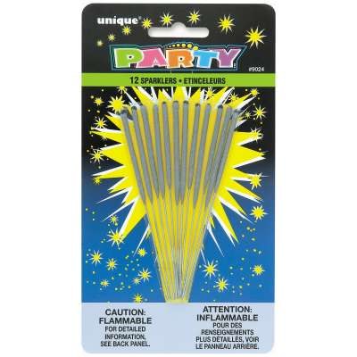 Buy Party Sparklers 4' (12 count) for only $1.99 by Unique