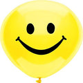 Buy PartyMate 12" Round Smiley Face Printed Latex Balloons, 8-Count, Sun Yellow for only $3.79 byPartyMate