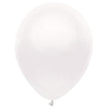 Buy PartyMate 72101 Made in the USA Metallic 12-Inch Latex Balloons, 10-Count, Silk White for only $3.79 byPartyMate