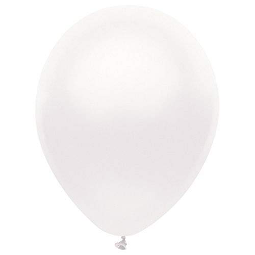 Buy PartyMate 72101 Made in the USA Metallic 12-Inch Latex Balloons, 10-Count, Silk White for only $3.79 byPartyMate