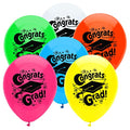 Buy PartyMate Congrats Grad Printed 12-Inch Latex Balloons, 8-Count, Assorted Colors for only $2.84 byPartyMate