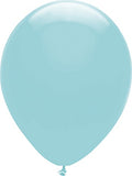 Buy PartyMate Made in The USA Pastel Color 12-Inch Latex Balloons, 15-Count, Aquamarine for only $6.64 byPartyMate