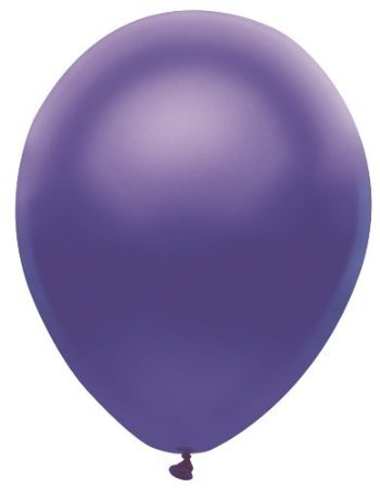 Buy PartyMate Metallic 12-Inch Latex Balloons, 100-Count, Satin Purple for only $18.99 byPartyMate