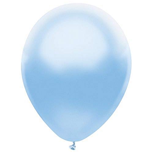 Buy PartyMate Metallic 12-Inch Latex Balloons, 100-Count, Silk Blue for only $16.14 byPartyMate