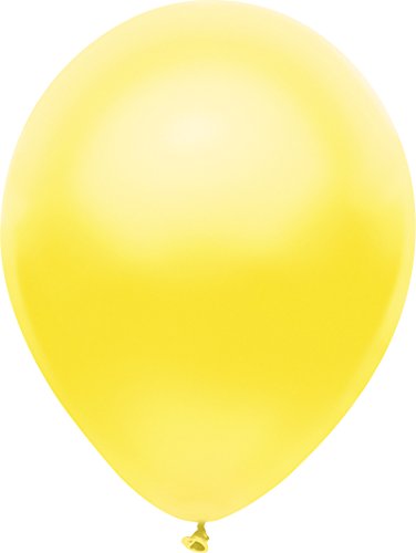 Buy PartyMate Metallic 12-Inch Latex Balloons, 72-Count, Silk Yellow for only $13.28 byPartyMate