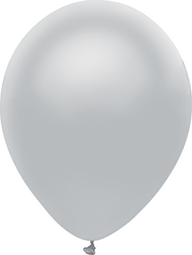 Buy PartyMate Metallic Shining Platinum Round Latex Balloons 50ct for only $10.43 byPartyMate