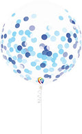 Buy PartyMate Pre-Filled Confetti Balloons with Curling Ribbon, 17-Inch, Blue for only $7.59 byPartyMate