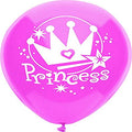 Buy PartyMate Princess Printed 12-Inch Latex Balloons, 8-Count, Passion Pink for only $1.89 byPartyMate