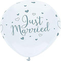 Buy  PartyMate Printed Latex Balloons  Just Married  6 CT for only $3.99 byQualatex Balloons