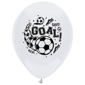 Buy PartyMate Soccer Printed 12" Bright White Latex Balloons 8ct for only $3.79 byPartyMate