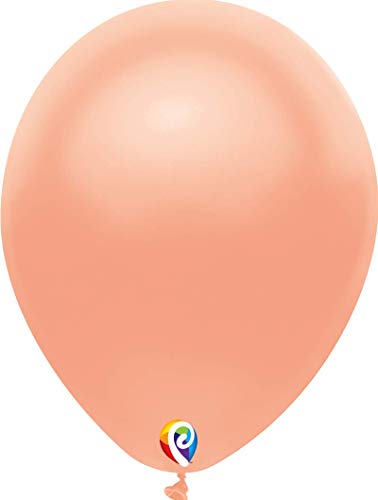 Buy PartyMate Solid Color Round Latex Balloons, 12-Inch, Rose Gold for only $3.79 byPartyMate