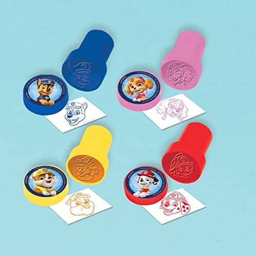 Buy Paw Patrol Adventures Stamper Set - 4-Pack (1" x 1.5") - Blue, Purple, Yellow & Pink for only $8.99 by Amscan