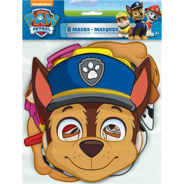 Buy PAW Patrol Birthday Party Character Paper Masks 8ct for only $3.49 by Unique