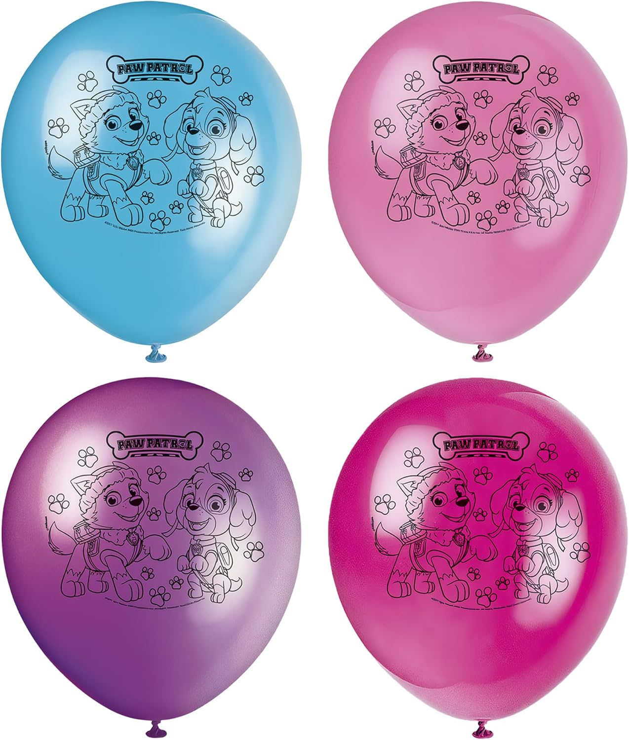 Buy  Paw Patrol Girl 12inch Round Latex Balloons (8count) for only $3.99 by Unique