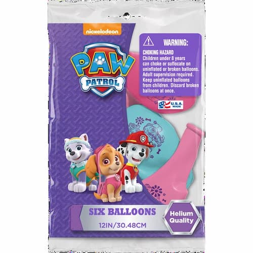Buy Paw Patrol Girls Latex Birthday Party Balloons 6ct for only $3.79 byPioneer Balloons