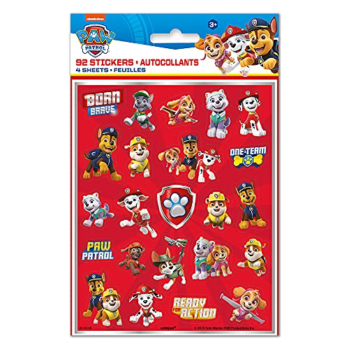 Buy Paw Patrol Sticker Sheets (92 stickers) for only $1.99 by Unique