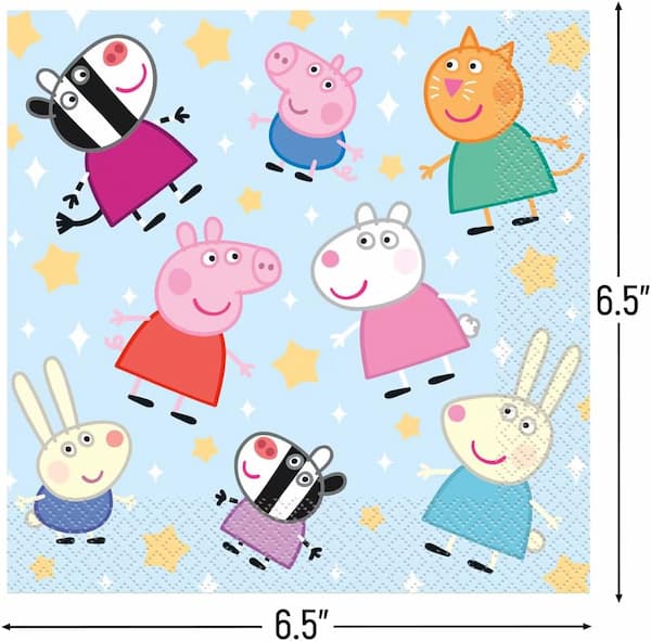 Buy Peppa Pig Luncheon Napkins (16 count) for only $5.95 by Unique
