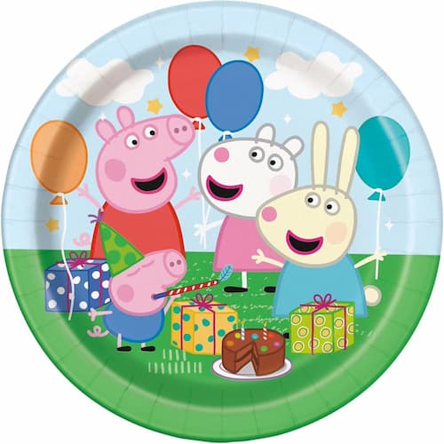 Buy Peppa Pig Round 7" Dessert Plates  8ct for only $4.59 by Unique