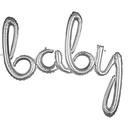 Buy Phrase Baby Foil Balloon, 39", Silver for only $9.99 by [product_brand]